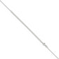 22 Inch Sterling Silver 1mm Cable Chain W/4In Ext.