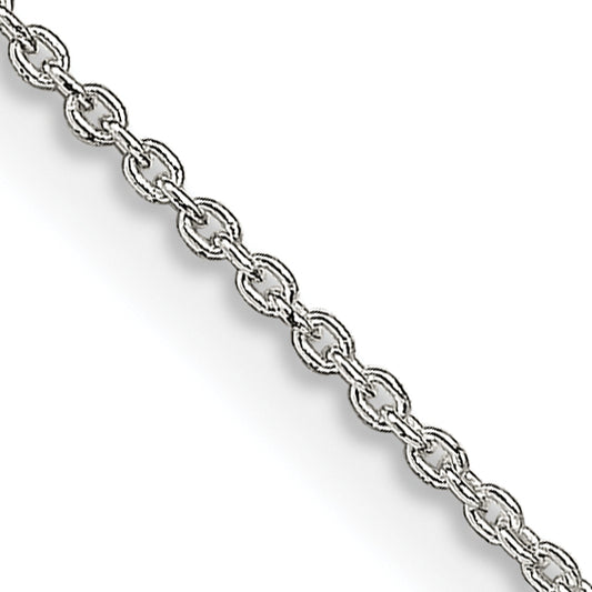 18 Inch Sterling Silver 1mm Cable Chain