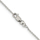 42 Inch Sterling Silver 1.25mm Cable Chain