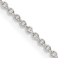 16 Inch Sterling Silver 1.25mm Cable Chain