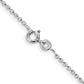 16 Inch Sterling Silver Rhodium-Plated 1.5mm Cable Chain