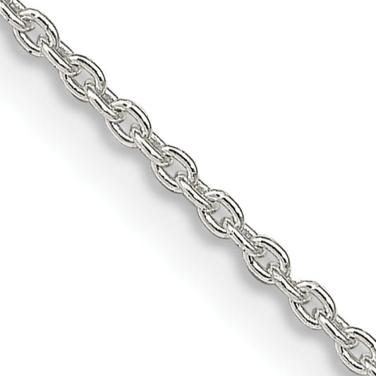 18 Inch Sterling Silver 1.5mm Cable Chain