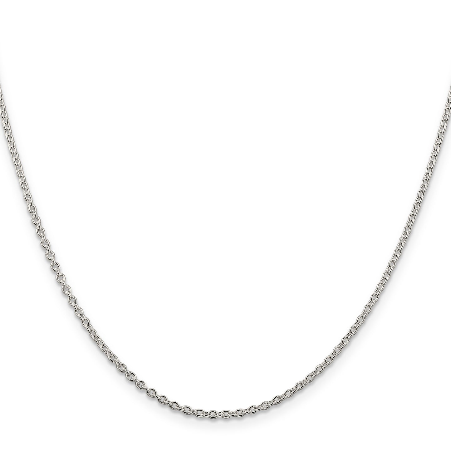 16 Inch Sterling Silver 1.95mm Cable Chain