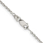 16 Inch Sterling Silver 1.95mm Cable Chain