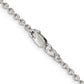 16 Inch Sterling Silver 2.25mm Cable Chain