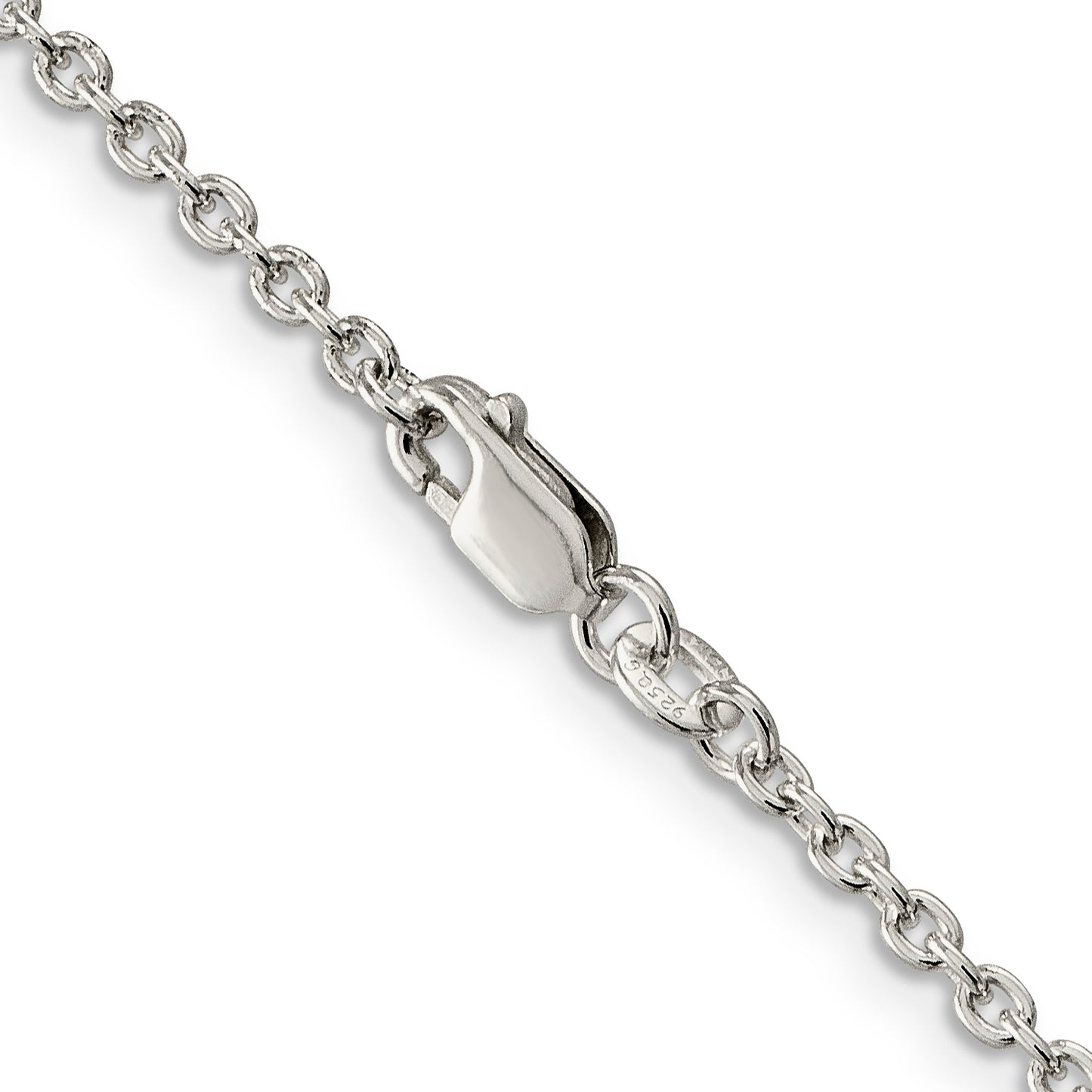 20 Inch Sterling Silver 2.25mm Cable Chain