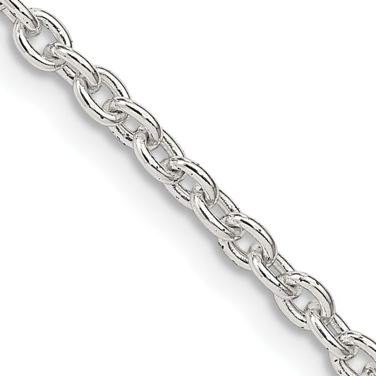 26 Inch Sterling Silver 2.75mm Cable Chain