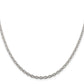 16 Inch Sterling Silver 3.5mm Cable Chain