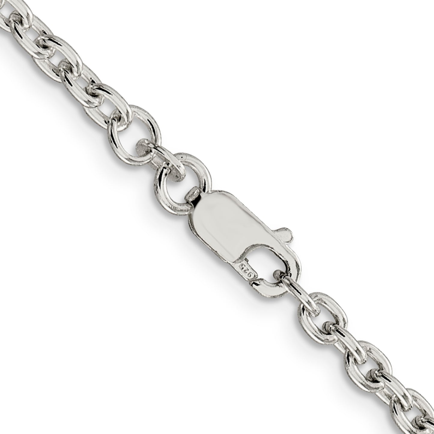 26 Inch Sterling Silver 3.5mm Cable Chain