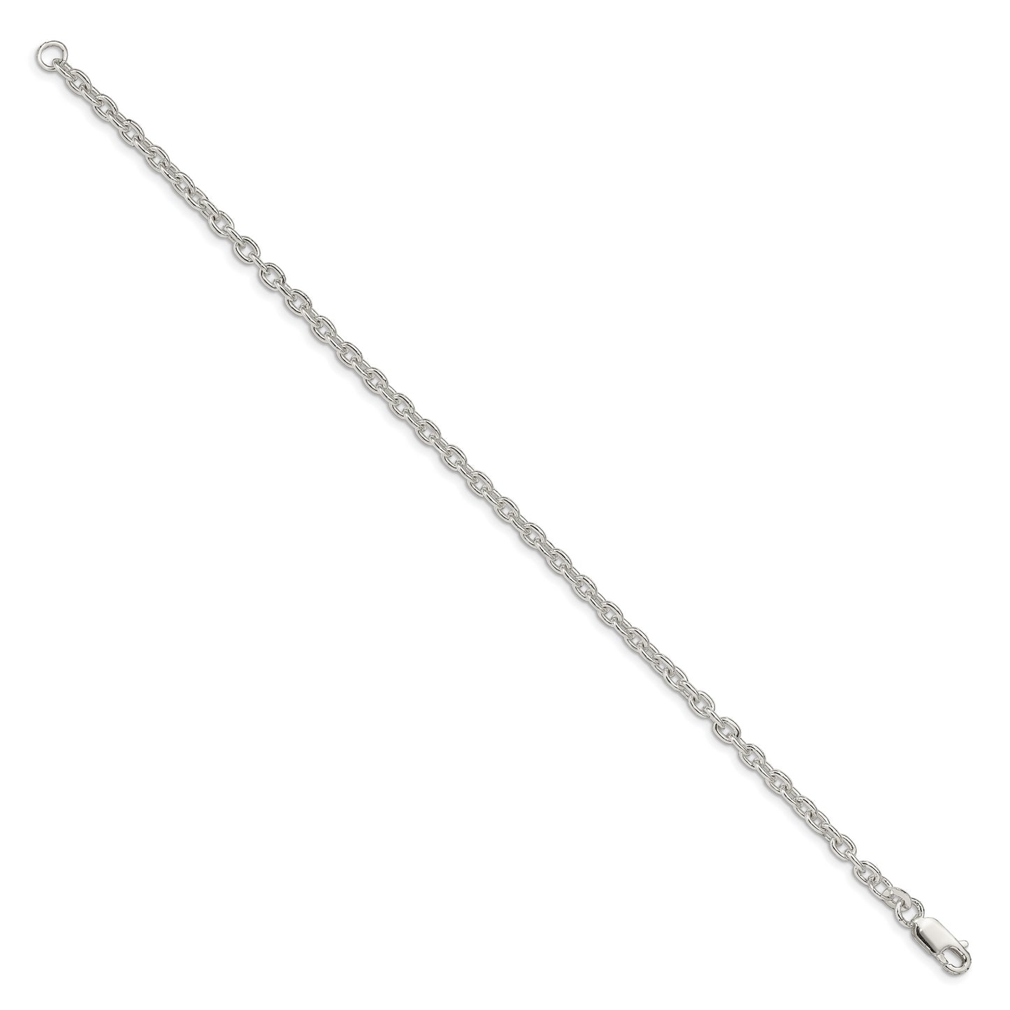 7 Inch Sterling Silver 3.5mm Cable Chain