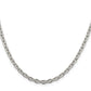 16 Inch Sterling Silver 4.5mm Cable Chain