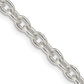 30 Inch Sterling Silver 4.5mm Cable Chain