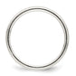 Sterling Silver 9.5mm Flat With Rope Edge Size 11 Band