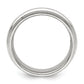 Sterling Silver 6mm Comfort Fit Double Milgrain Size 10 Band