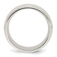 Sterling Silver 8mm Comfort Fit Double Milgrain Size 10 Band