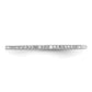 Sterling Silver Rhodium Plated Diamond Band