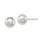 Sterling Silver Polished 9mm Ball Earrings