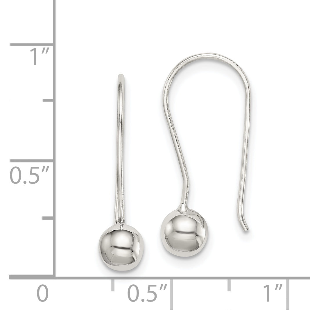 Sterling Silver 5mm Ball Earrings