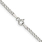 16 Inch Sterling Silver 2.3mm Beveled Curb Chain