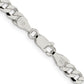 18 Inch Sterling Silver 5mm Beveled Curb Chain