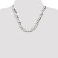 20 Inch Sterling Silver 10.6mm Beveled Curb Chain