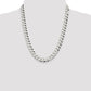 22 Inch Sterling Silver 10.6mm Beveled Curb Chain