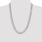 24 Inch Sterling Silver 10.6mm Beveled Curb Chain