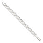 8 Inch Sterling Silver 10.6mm Beveled Curb Chain