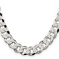 22 Inch Sterling Silver 12.3mm Beveled Curb Chain