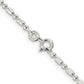 16 Inch Sterling Silver 2mm Fancy Beaded Chain