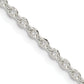 18 Inch Sterling Silver 2.75mm Flat Link Cable Chain