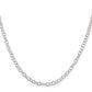 24 Inch Sterling Silver 3.5mm Fancy Cable Chain