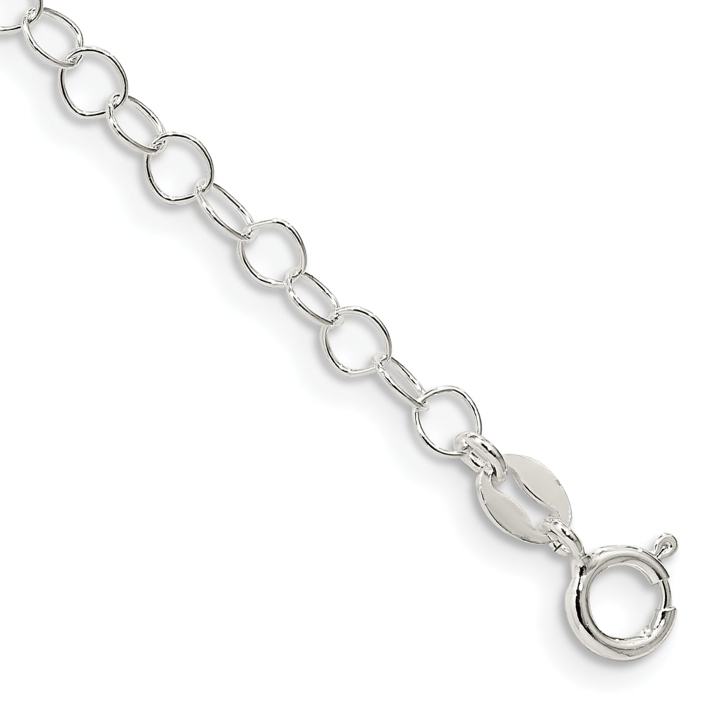 7 Inch Sterling Silver 3.5mm Fancy Cable Chain