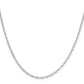 20 Inch Sterling Silver 2.25mm Oval Cable Chain