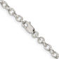 16 Inch Sterling Silver 3.75mm Oval Cable Chain