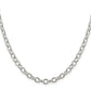 16 Inch Sterling Silver 5.3mm Oval Cable Chain