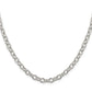 16 Inch Sterling Silver 5.75mm Oval Cable Chain