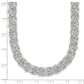 Sterling Silver Polished Byzantine Link Necklace