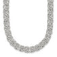 Sterling Silver Polished Byzantine Link Necklace