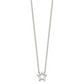 Sterling Silver Cut-Out Star Pendant Necklace