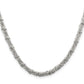 24 Inch Sterling Silver 4mm Fancy Byzantine Chain