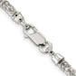 24 Inch Sterling Silver 4mm Fancy Byzantine Chain