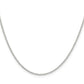 14 Inch Sterling Silver 1.5mm Diamond-Cut Cable Chain