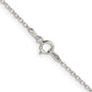 14 Inch Sterling Silver 1.5mm Diamond-Cut Cable Chain