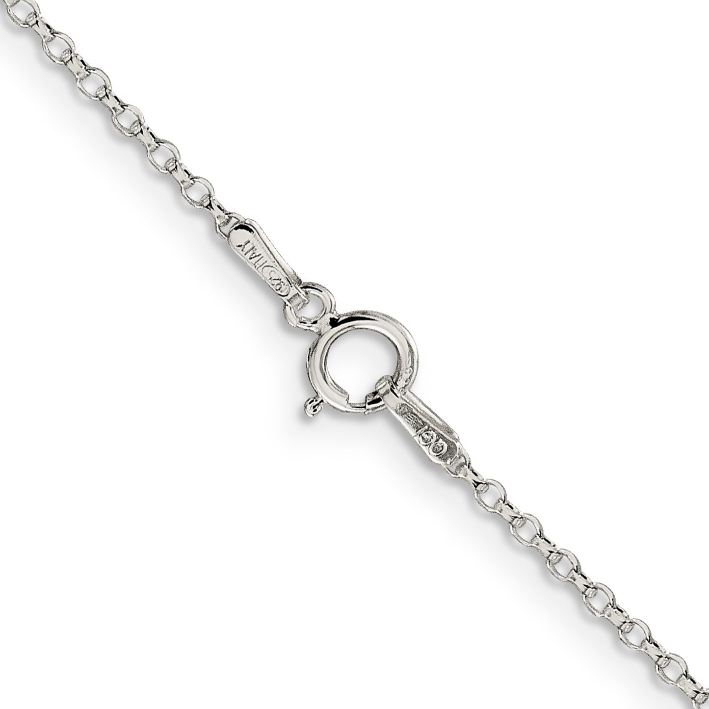 14 Inch Sterling Silver 1.5mm Diamond-Cut Cable Chain