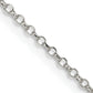 14 Inch Sterling Silver 1.5mm Diamond-Cut Cable Chain