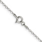 26 Inch Sterling Silver 1.75mm Diamond-Cut Cable Chain