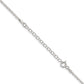 18 Inch Sterling Silver 2.2mm Diamond-Cut Cable Chain W/2In Ext.