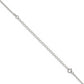 22 Inch Sterling Silver 2.2mm Diamond-Cut Cable Chain W/4In Ext.