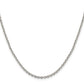 20 Inch Sterling Silver 2.6mm Diamond-Cut Cable Chain